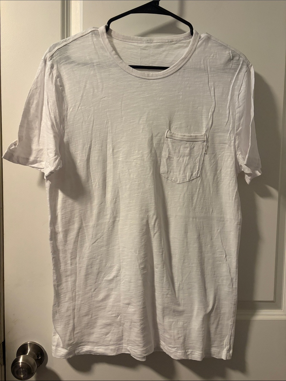 Vuori White Short-Sleeve Pocket Tee - Clean White